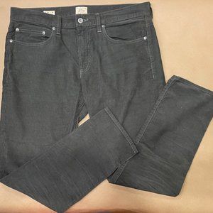 J. Crew Grey Corduroys Slim Fit